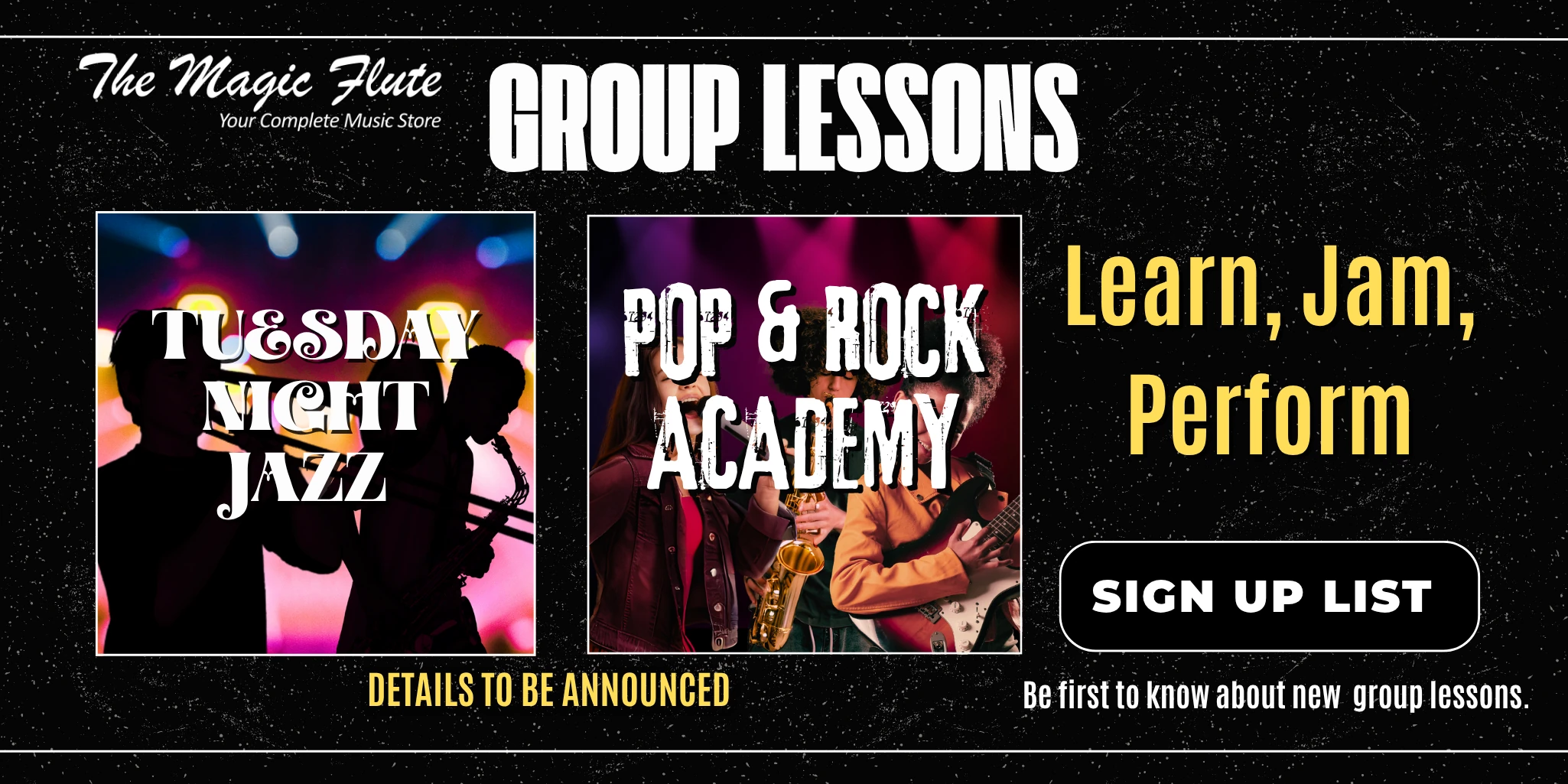 Group Sessions, Pop, Rock, Jazz