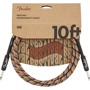 Fender Festival Instrument Cable Rainbow 10 Feet