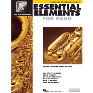 Essential Elements for Band – Eb Baritone Saxophone Book 1 with EEi