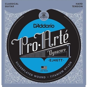 D'addario Proarte Dynacore Titanium Trebles Hard Tension