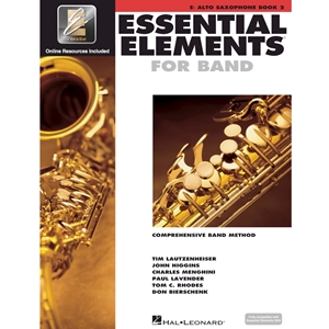 Essential Elements for Band – Eb Alto Saxophone Book 2 with EEi