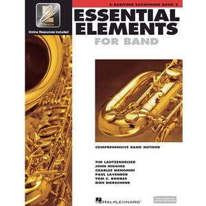 Essential Elements for Band – Eb Baritone Saxophone Book 2 with EEi