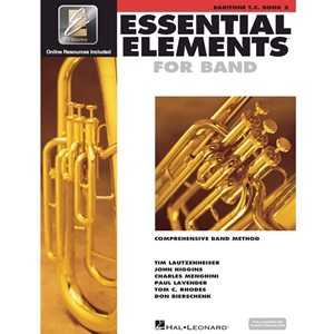 Essential Elements for Band – Baritone T.C. Book 2 with EEi