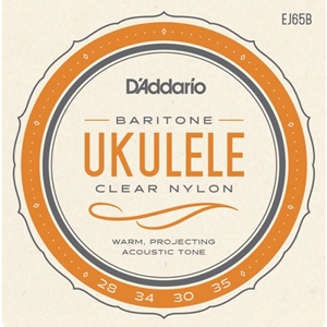 Daddario Baritone Clear Nylon Ukulele Strings