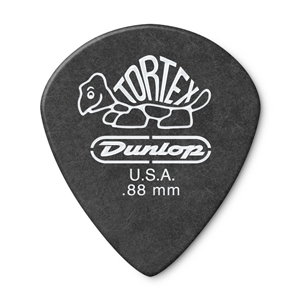 DUNLOP TORTEX PITCH BLACK JAZZ III PICKS (12) .88MM