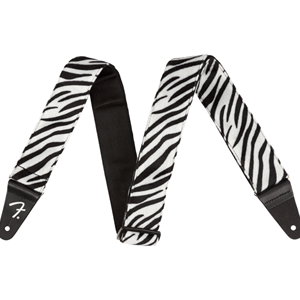 Fender 2" Wild Animal Print Straps Wild Zebra