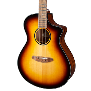 Breedlove ECO Discovery S Concert Edgeburst CE Sitka-African Mahogany
