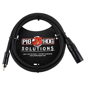 Pig Hog 6ft XLR(M)-RCA CABLE