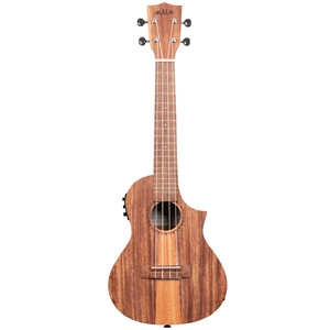 Kala Teak Tri-top Tenor Ukulele with Cutaway & EQ