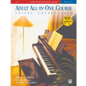 Alfred Basic Adult All-in-one Piano Course: Level 2 - W/cd