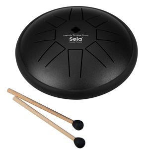 Sela Melody Tongue Drum 6" C Major Black