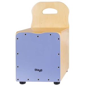 Stagg Kid Cajon - Purple with Backrest