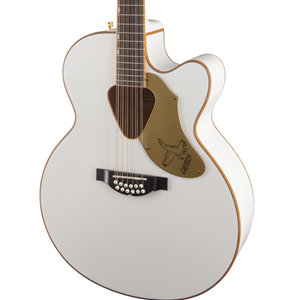 Gretsch G5022CWFE-12 Rancher™ Falcon Jumbo 12 String Cutaway  White Acoustic-Electric Guitar