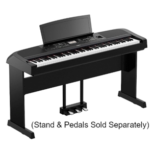 Yamaha DGX-670 88-Key Black Portable Digital Grand Piano