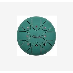 Amahi Steel Tongue Drum 6" Green w/Bag