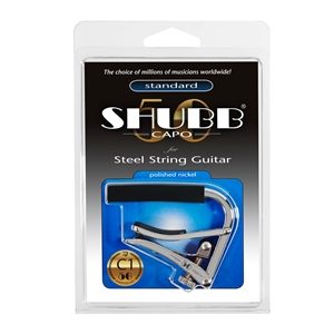 Shubb Steel String Capo (9.5"-20" Radius, Nickel)