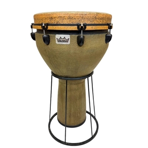 Used Remo 16" Mondo Earth Djembe w/ soft case and Stand
