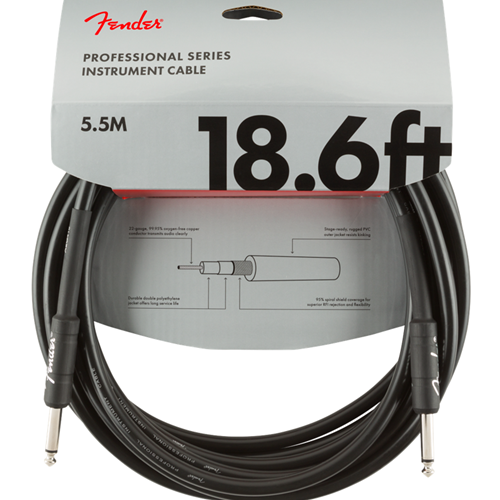 Fender Professional Instrument 18.6' Cable Black