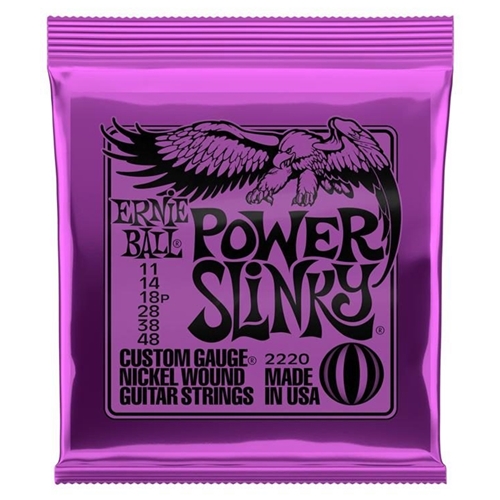 Power Slinky Nickel Wound Electric Guitar Strings - 11-48 Gauge