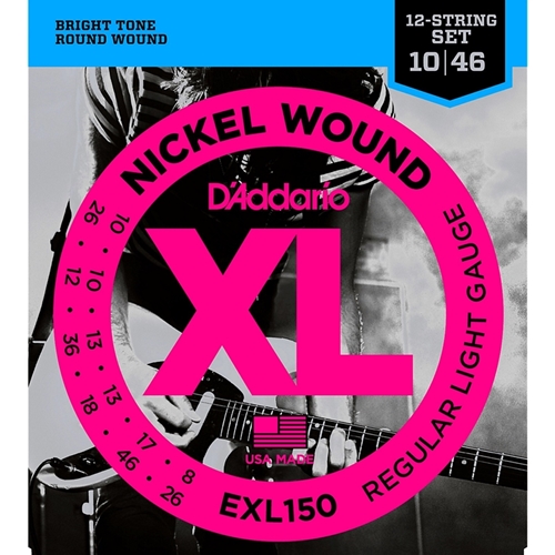 D'addario XL 12-string Set (.010-.046)