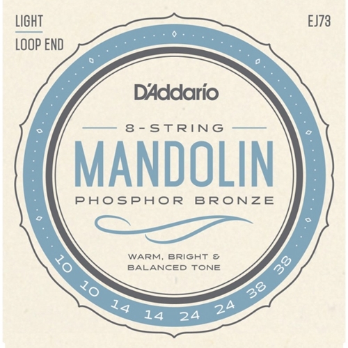 D'addario Phosphor Bronze Mandolin Light Strings