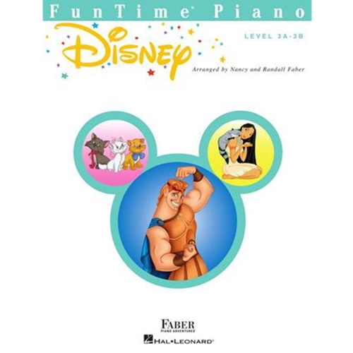 FABER:  FUNTIME - LEVEL 3A-3B - DISNEY -  PIANO