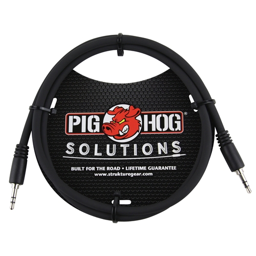 Pig Hog 3.5mm TRS to 3.5mm TRS 6 ft Cable