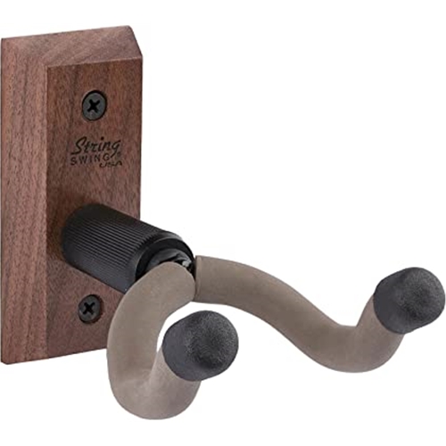 String Swing Guitar Wall Mount, KEEPER YOLK -Black Walnut