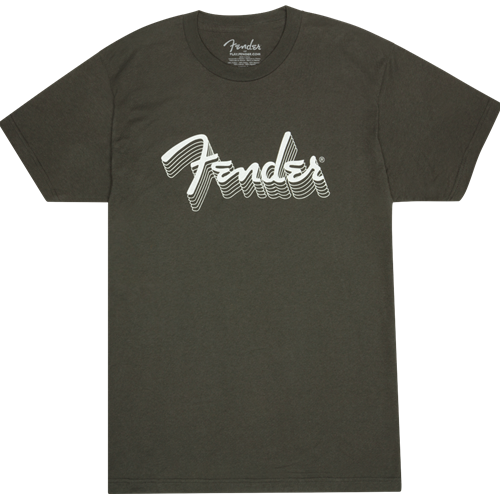 Fender Reflective Ink T-Shirt Charcoal S