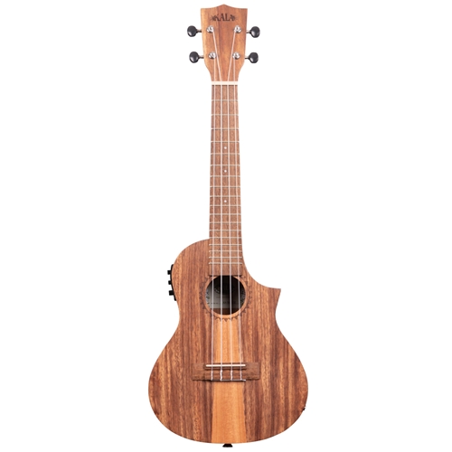 Kala Teak Tri-top Tenor Ukulele with Cutaway & EQ