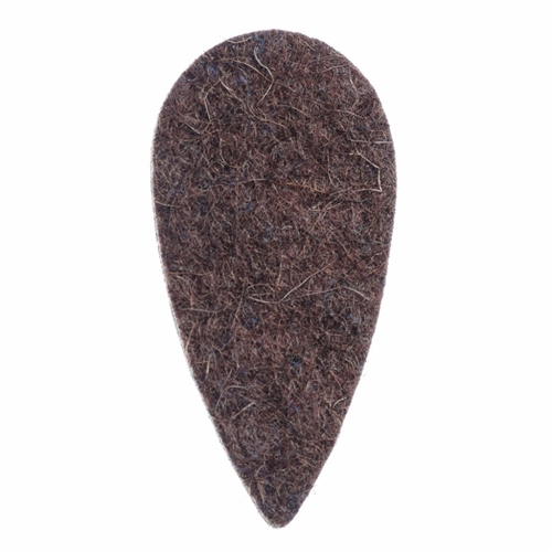 Timber Tones Pick Felt Brown Teardrop