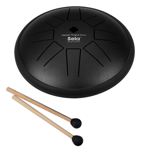 Sela Melody Tongue Drum 6" C Major Black