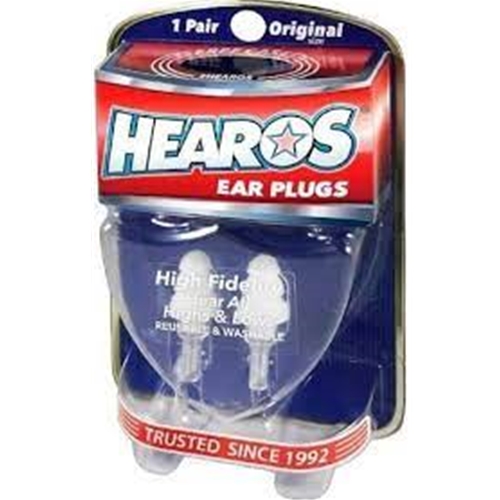 HEAROS HIGH FIDELITY EAR FILTERS - 1 PAIR