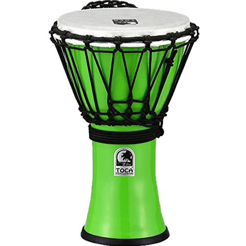 Toca Colorsound Rope Tuned 7" Djembe - Pastel Green
