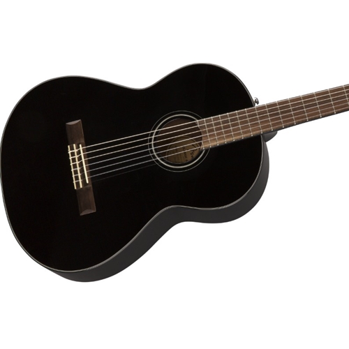 Fender CN-60S Black Nylon Acoustic Guitar