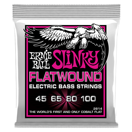 Ernie Ball Super Slinky Flatwound Bass Strings 45-100
