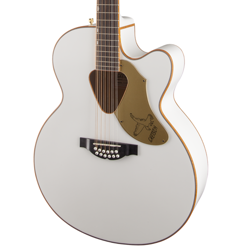 Gretsch G5022CWFE-12 Rancher™ Falcon Jumbo 12 String Cutaway  White Acoustic-Electric Guitar