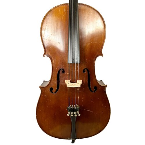 Used Czech Made 4/4 Cello with Bow and Gig Bag