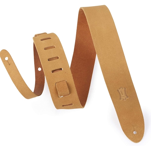 Levy's 2" Suede Guitar Strap - Tan