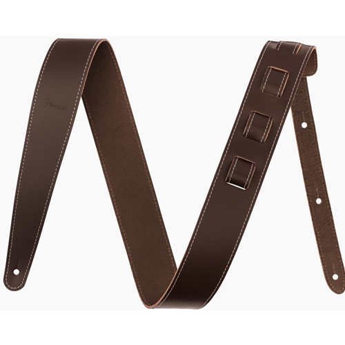 Fender 2" Essentials Leather Strap, Brown